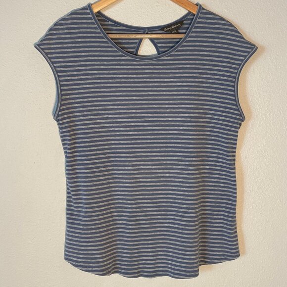 Tommy‎ Bahama 100% Cotton Sleeveless Top, Blue & Gray, Size M - Picture 1 of 7
